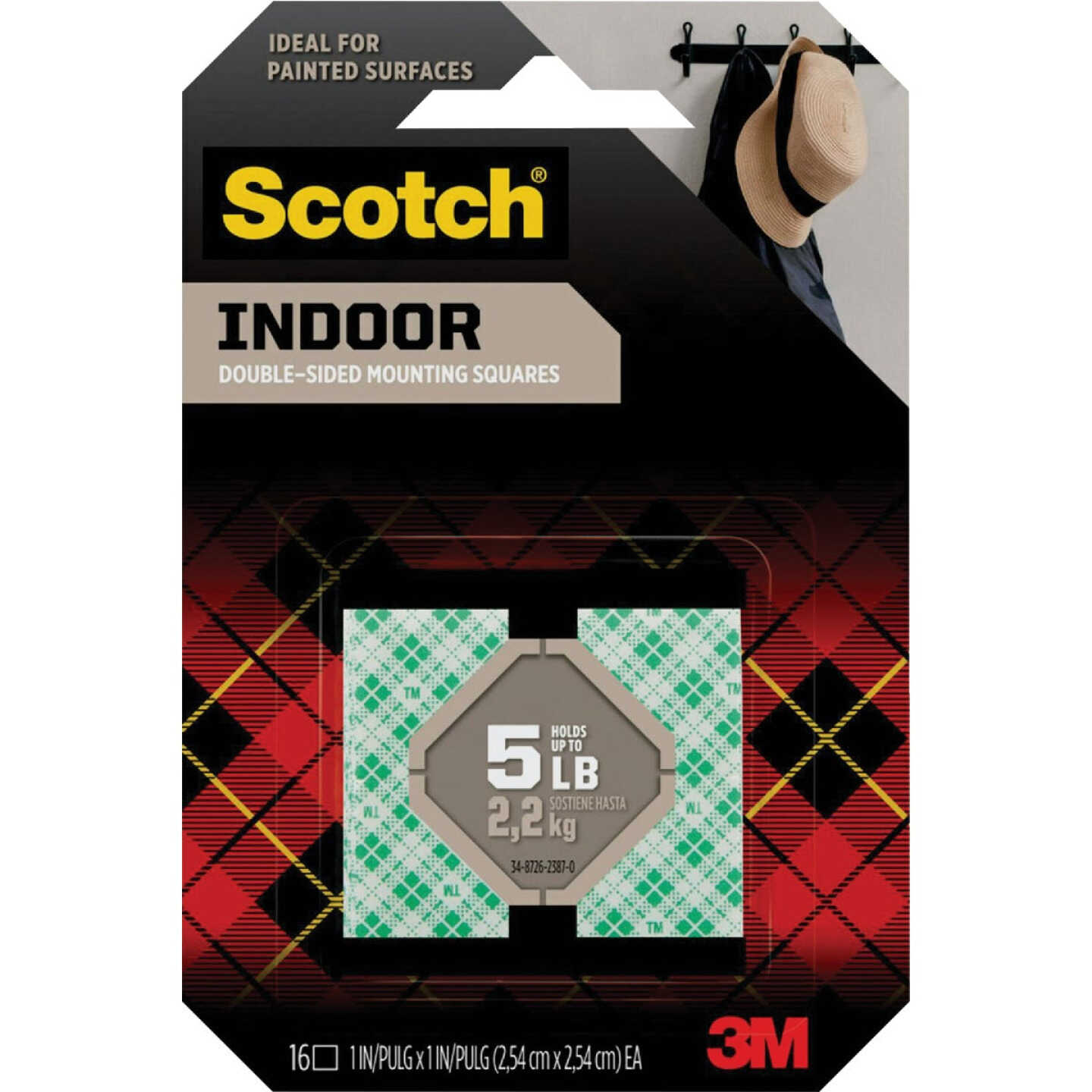 Scotch 1 In. x 1 In. Permanent Indoor Mounting Squares (16-Pack) - Randolph  Hardware